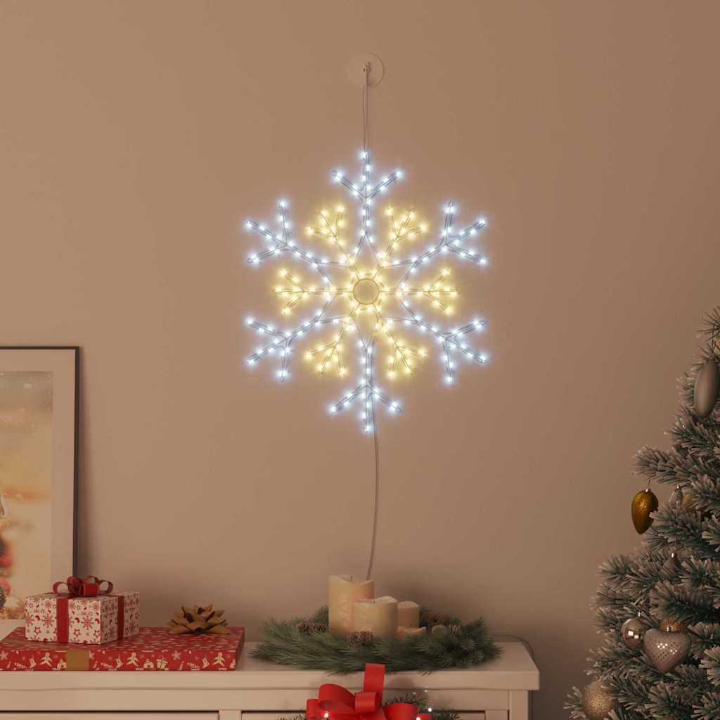 Floco de Natal com 180 LEDs Branco quente 56 x 49 x 0.7 cm PVC