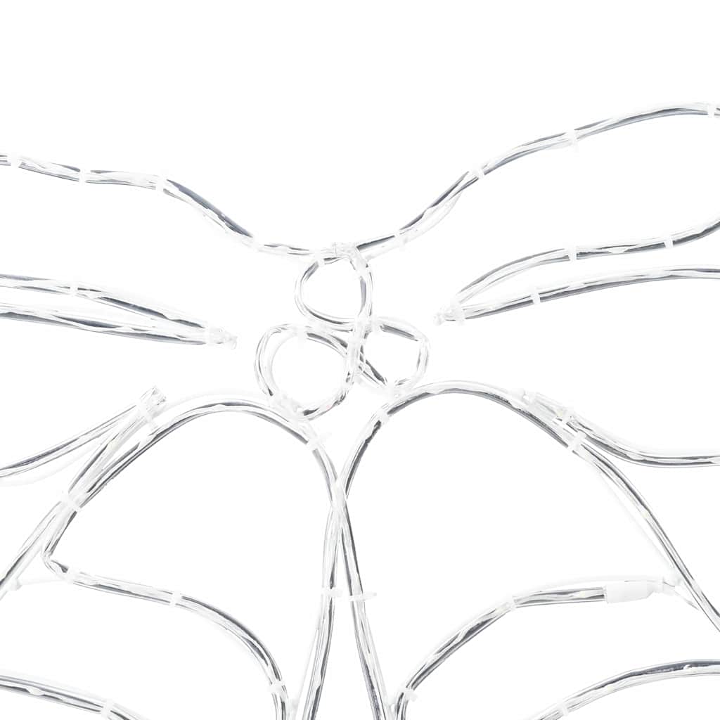 Campainha de Natal com 144 LEDs Multicolor 56 x 46 cm PVC