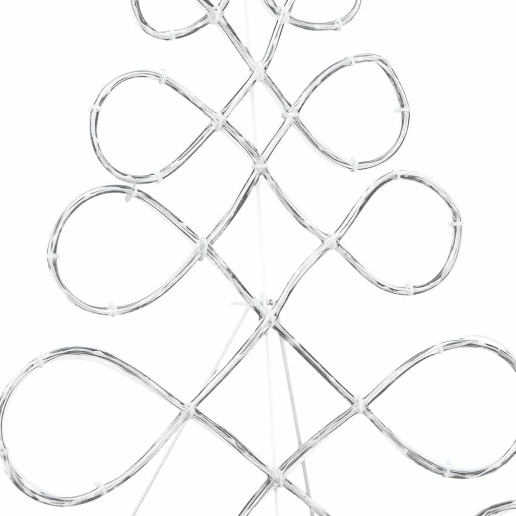 Luz em Forma de Árvore de Natal Multicolor 80 x 56 cm PVC