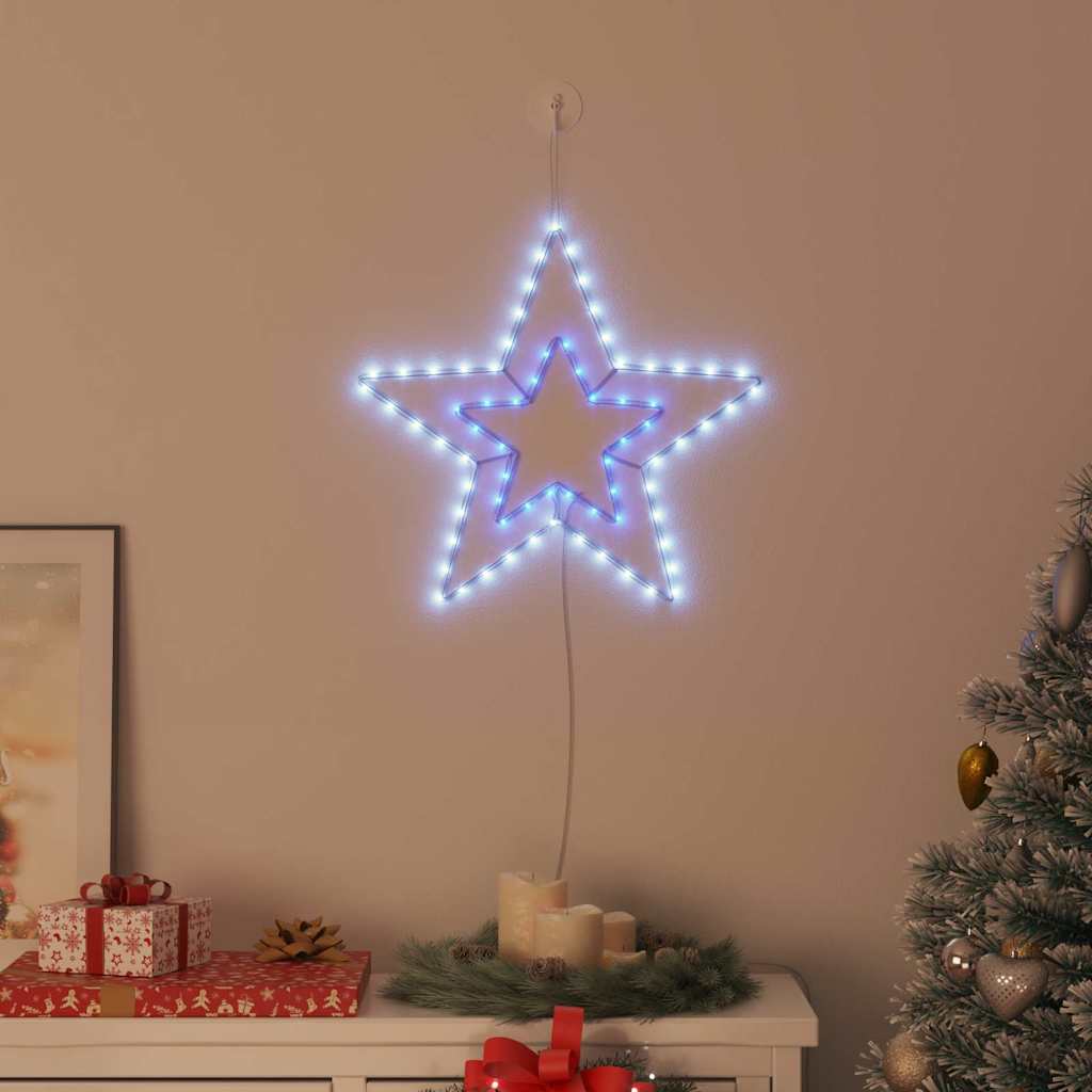 Estrela de Natal Branco Frio 51,5 x 50 x 0,65 cm Ferro