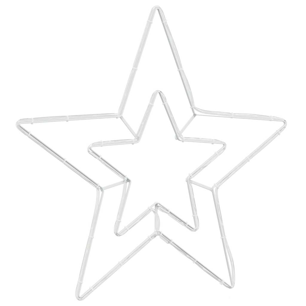 Estrela de Natal Branco Frio 51,5 x 50 x 0,65 cm Ferro