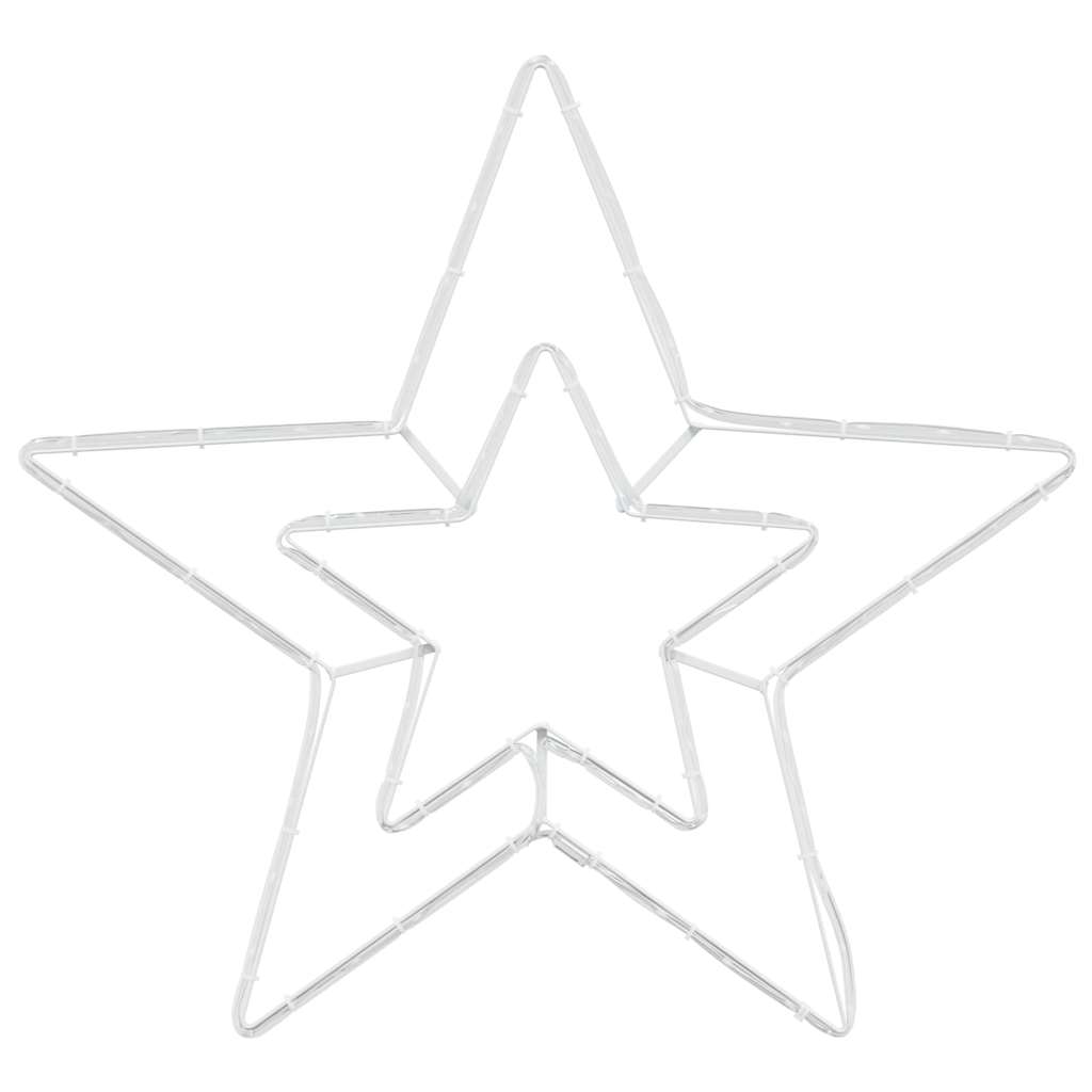 Estrela de Natal Branco Frio 51,5 x 50 x 0,65 cm Ferro
