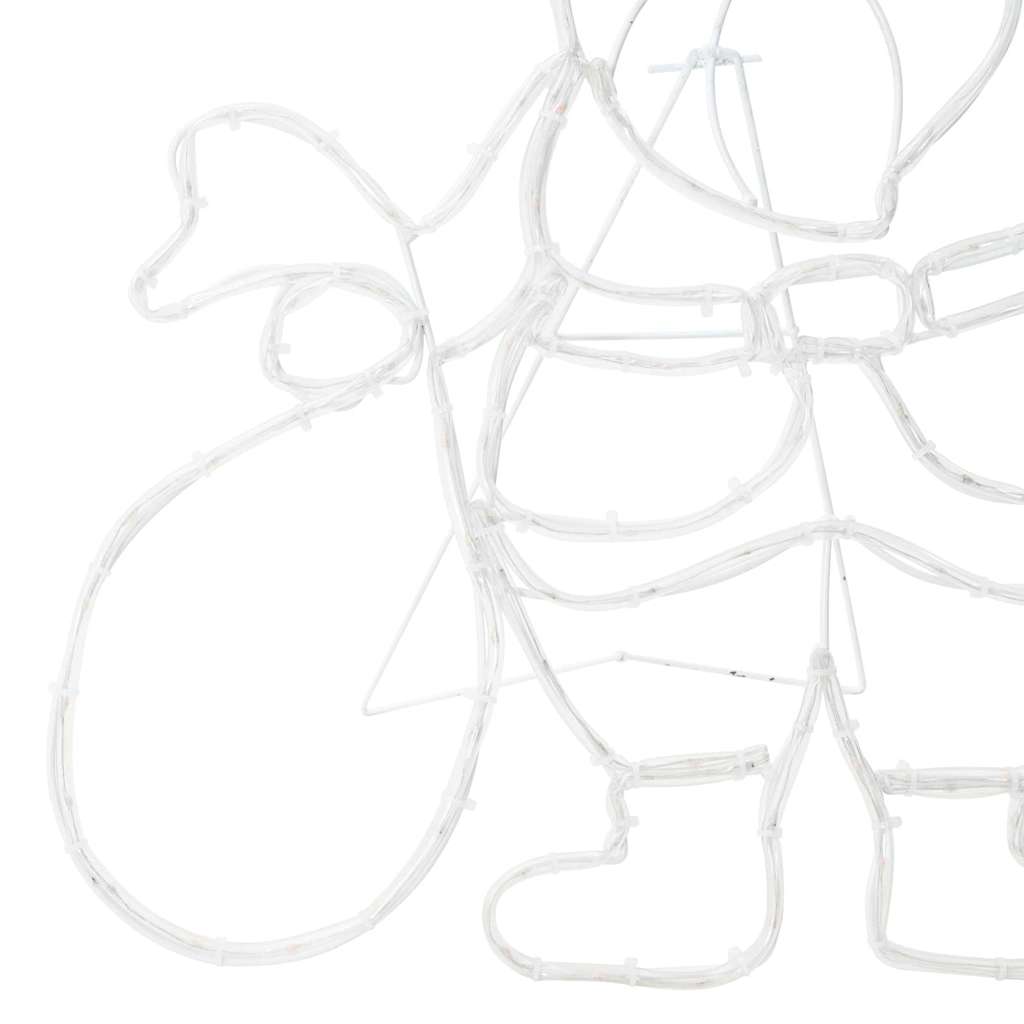 Luz do Papai Noel Multicolor 58.5 x 60 x 1.3 cm Ferro