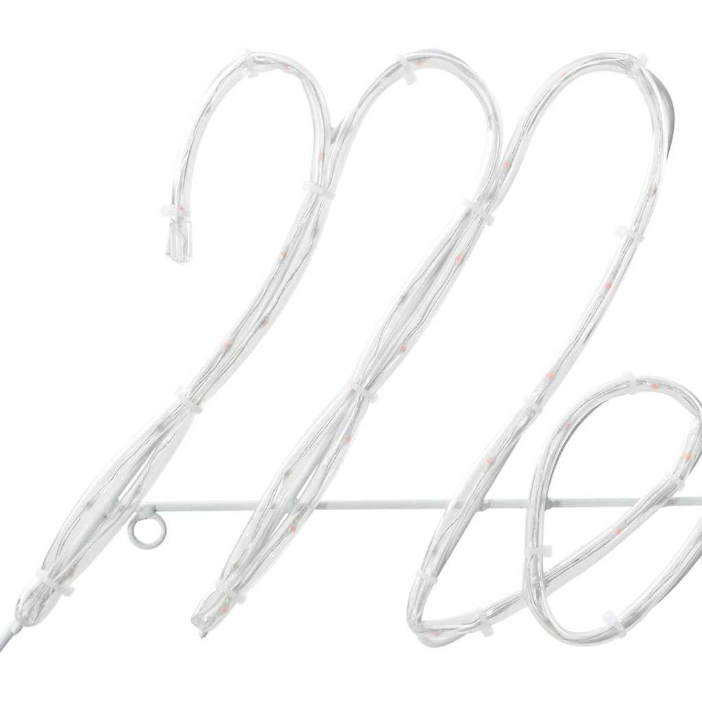 Placa de Natal com 216 LEDs Vermelho 99 x 55 x 13 cm Ferro