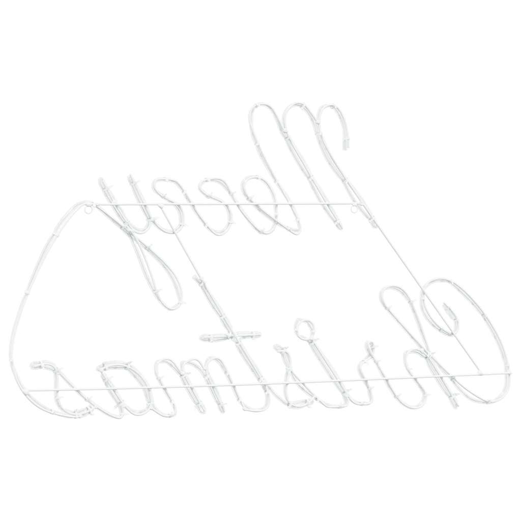 Placa de Natal com 216 LEDs Vermelho 99 x 55 x 13 cm Ferro