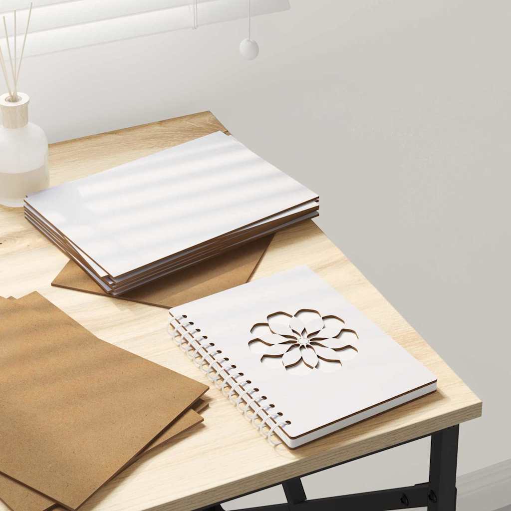 Painéis de Decoração 12 pcs Branco 15 x 21 x 0.3 cm