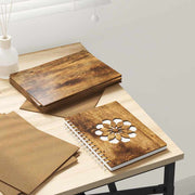 Painéis de Decoração 12 pcs Carvalho fumado 15 x 21 x 0.3 cm