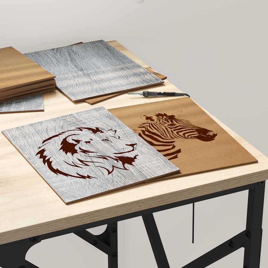 Painéis de Decoração 150 pcs Sonoma cinzento 15 x 21 x 0.3 cm