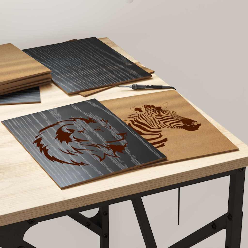 Painéis de Decoração 12 pcs Carvalho preto 21 x 30 x 0.3 cm