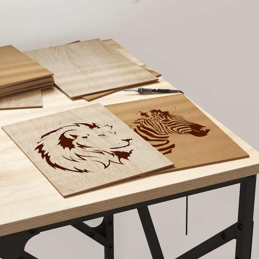 Painéis de Decoração 150 pcs Carvalho sonoma 21 x 30 x 0.3 cm