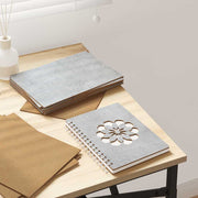 Painéis de Decoração 12 pcs Cinzento cimento 21 x 30 x 0.3 cm