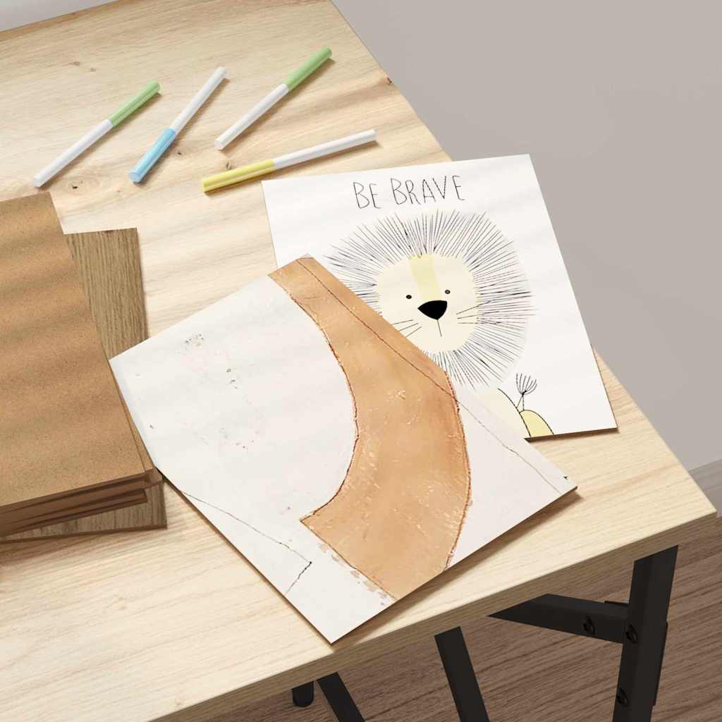 Painéis de Decoração 12 pcs carvalho artisiano 21 x 30 x 0.3 cm