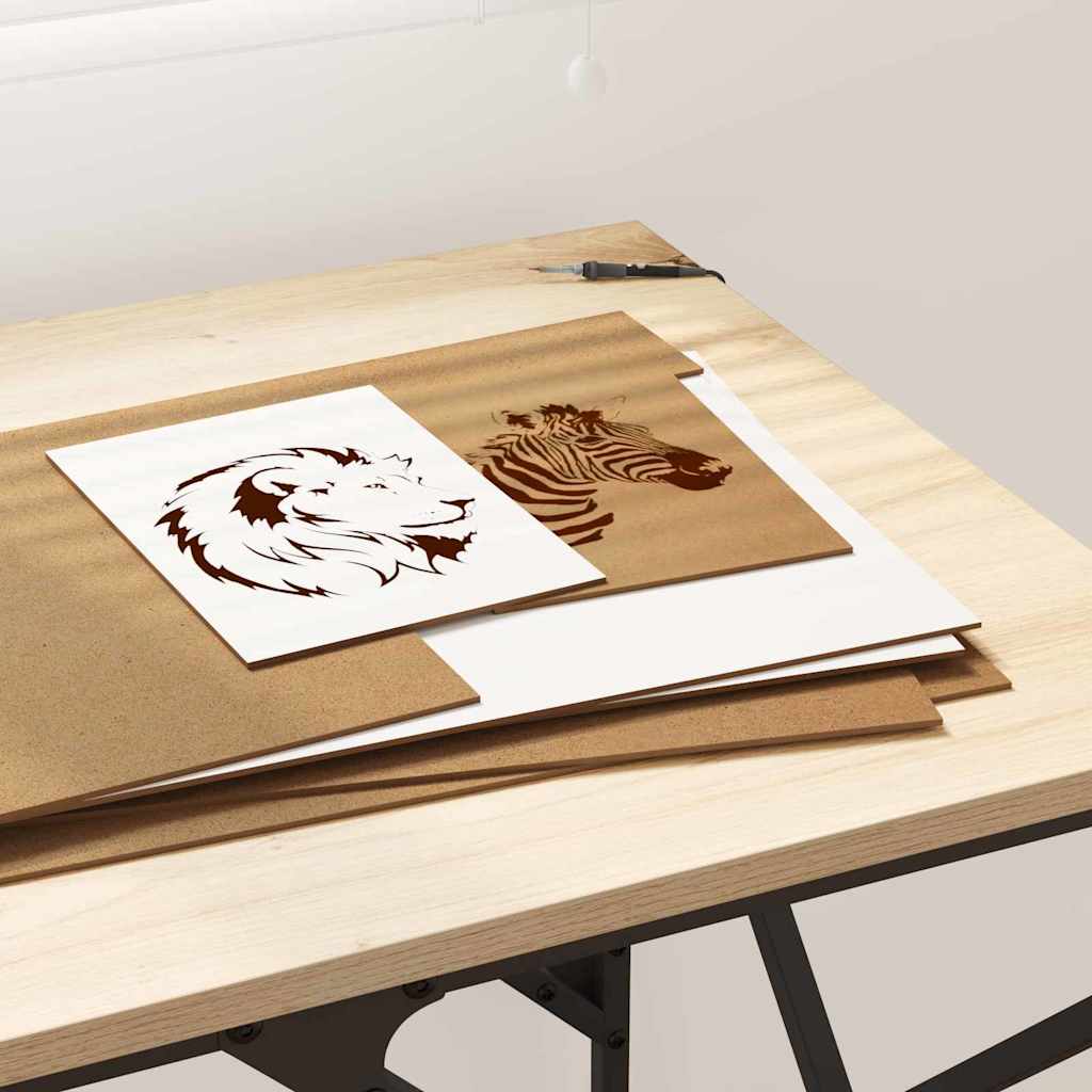 Painéis de Decoração 12 pcs Branco 30 x 42 x 0.3 cm