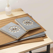 Painéis de Decoração 12 pcs Cinzento cimento 30 x 42 x 0.3 cm