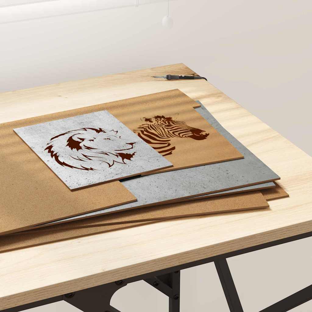 Painéis de Decoração 12 pcs Cinzento cimento 30 x 42 x 0.3 cm