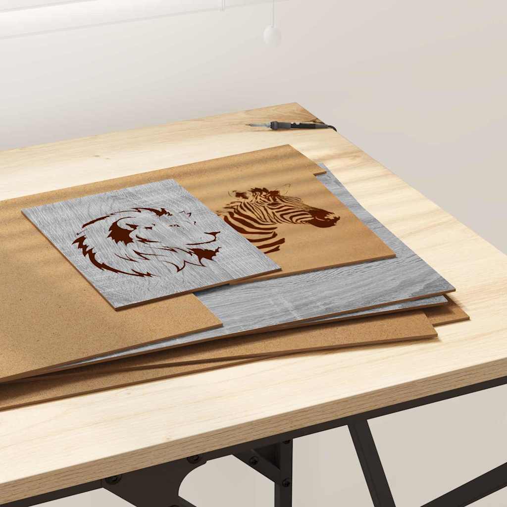 Painéis de Decoração 12 pcs Sonoma cinzento 30 x 42 x 0.3 cm