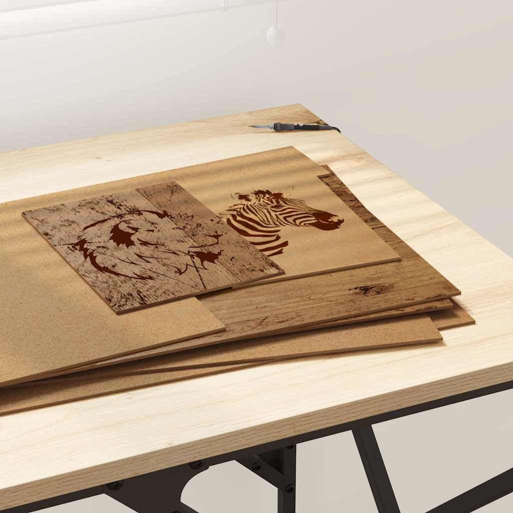 Painéis de Decoração 12 pcs Madeira antiga 30 x 42 x 0.3 cm