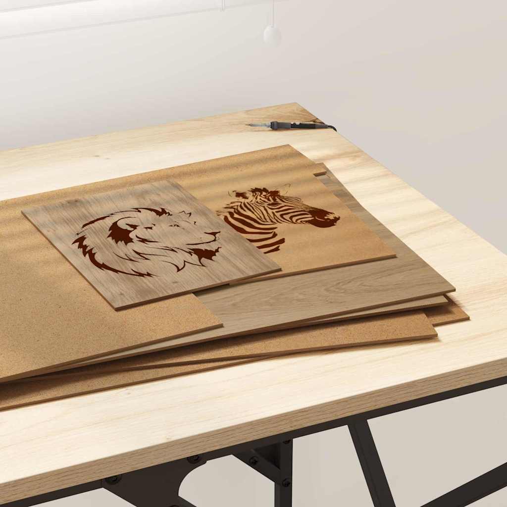 Painéis de Decoração 12 pcs carvalho artisiano 30 x 42 x 0.3 cm