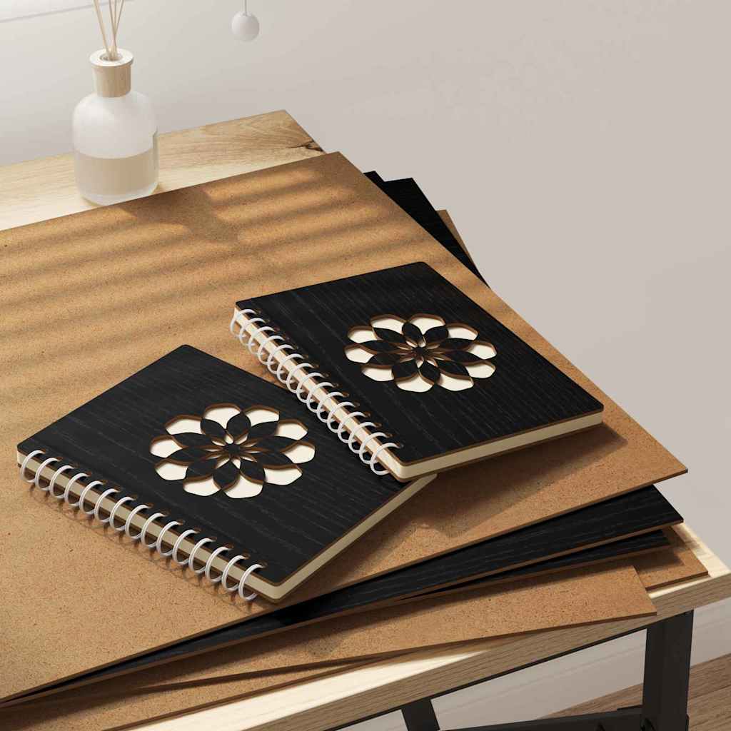 Painéis de Decoração 12 pcs Carvalho preto 40 x 60 x 0.3 cm