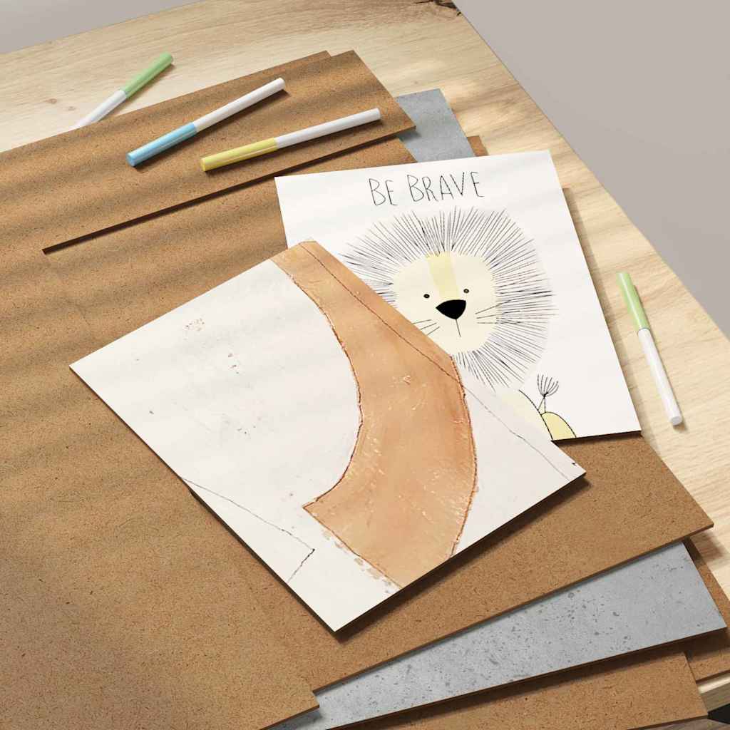 Painéis de Decoração 12 pcs Cinzento cimento 40 x 60 x 0.3 cm