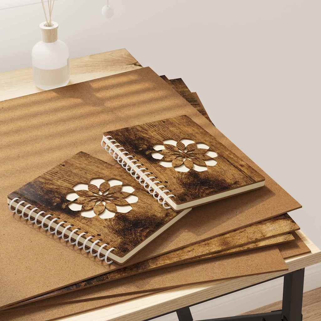 Painéis de Decoração 12 pcs Carvalho fumado 40 x 60 x 0.3 cm