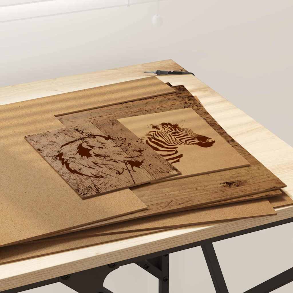 Painéis de Decoração 12 pcs Madeira antiga 40 x 60 x 0.3 cm