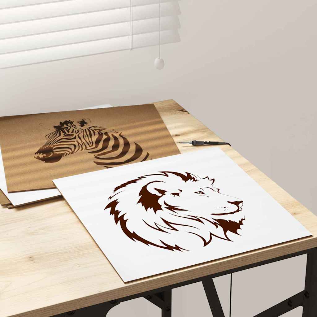 Painéis de Decoração 12 pcs Branco 30 x 30 x 0.3 cm