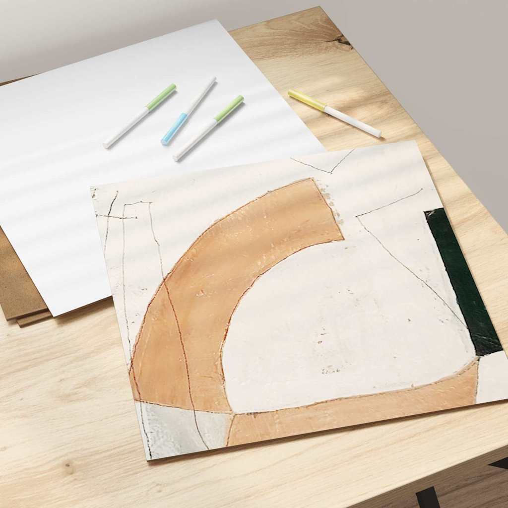 Painéis de Decoração 12 pcs Branco 30 x 30 x 0.3 cm