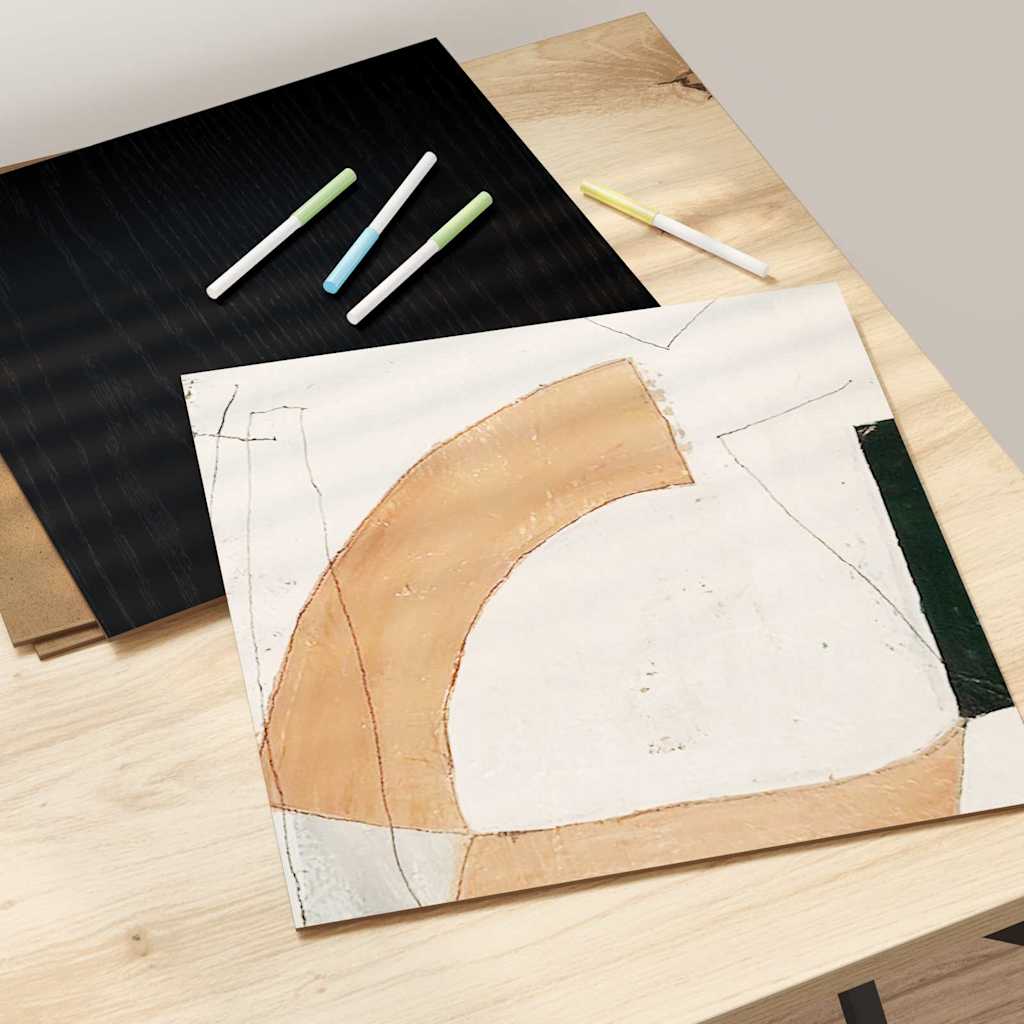 Painéis de Decoração 12 pcs Carvalho preto 30 x 30 x 0.3 cm