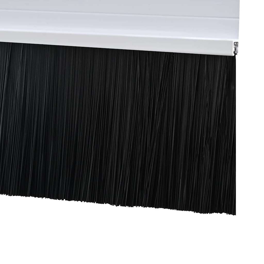 Selos de Escovas para Porta Auto-adesivos 12 pcs Branco 100 cm