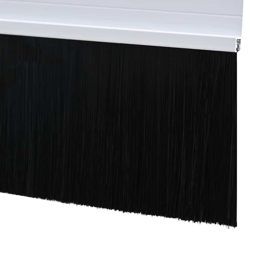 Selos de Escovas para Porta Auto-adesivos 12 pcs Branco 100 cm