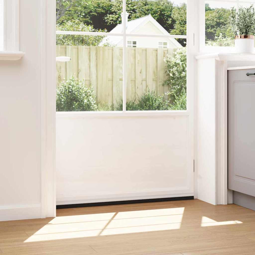 Selos de Escovas para Porta Auto-adesivos 12 pcs Branco 100 cm