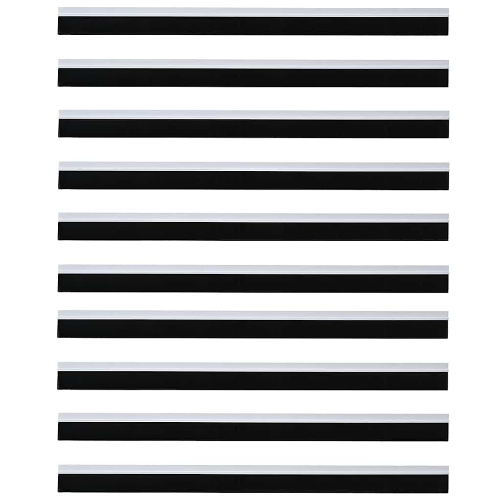 Selos de Escovas para Porta Auto-adesivos 12 pcs Branco 100 cm