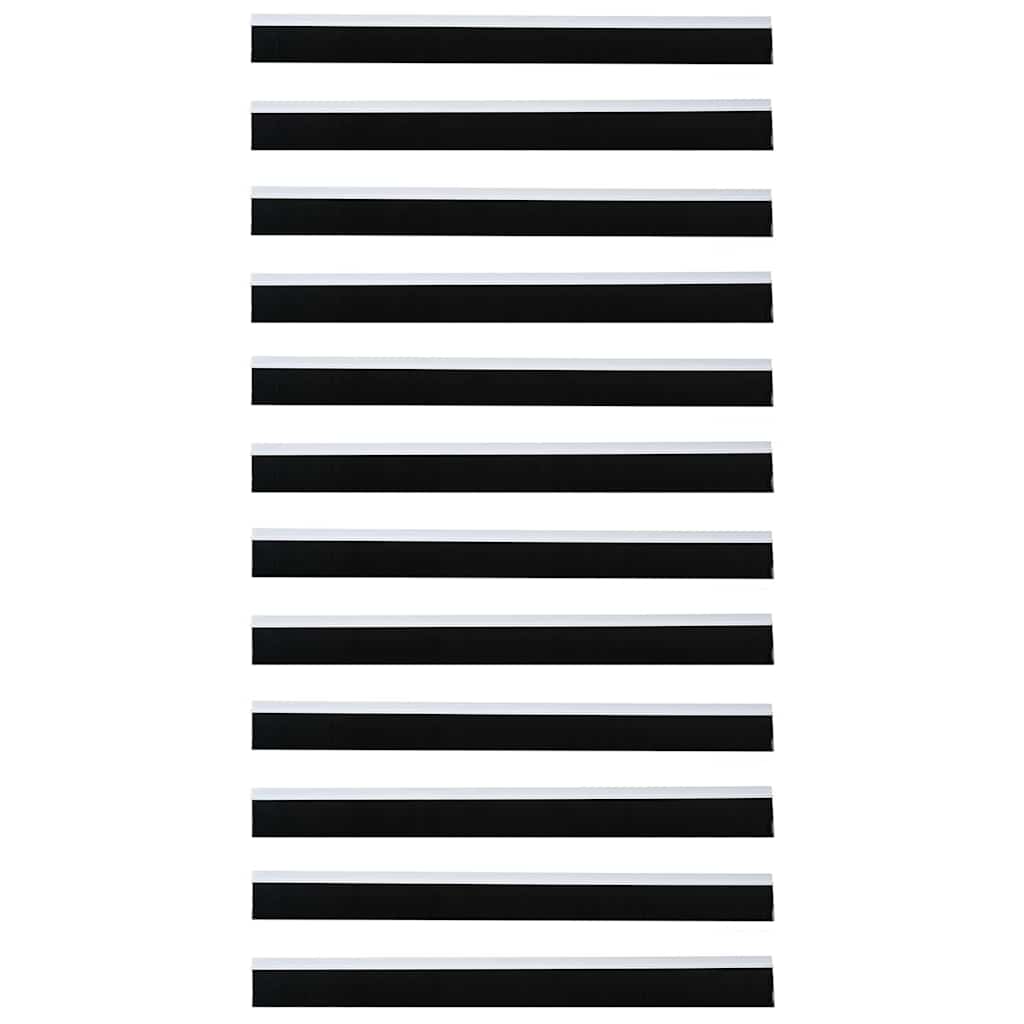 Selos de Escovas para Porta Auto-adesivos 12 pcs Branco 100 cm