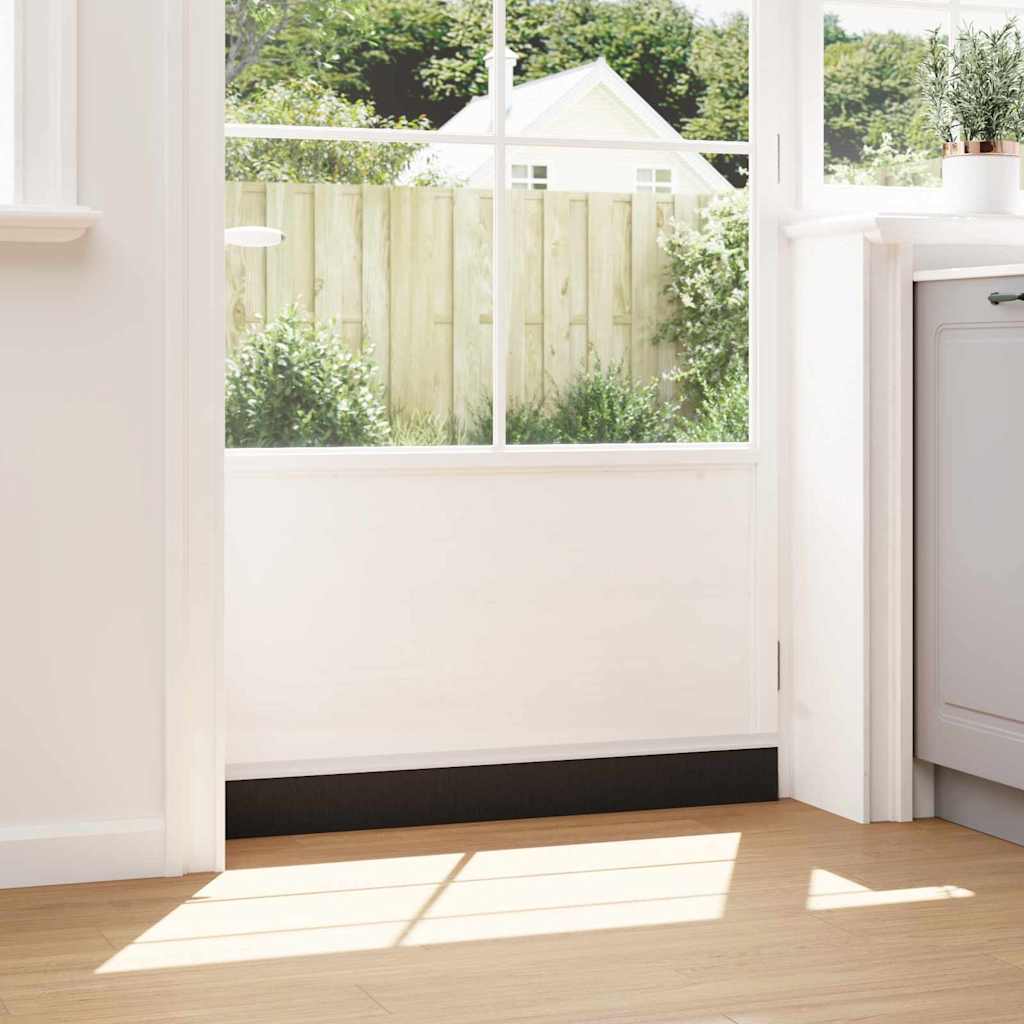 Selos de Escovas para Porta Auto-adesivos 12 pcs Branco 100 cm