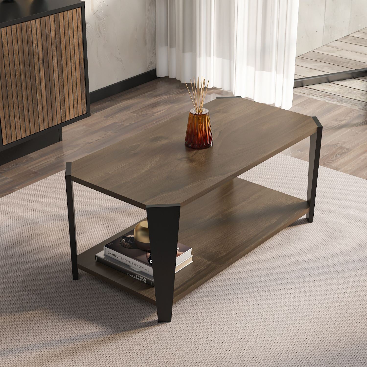 Mesa de Centro-Monaco-Nogueira
Preto