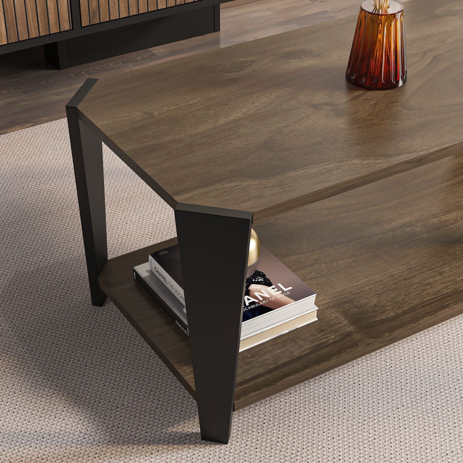 Mesa de Centro-Monaco-Nogueira
Preto