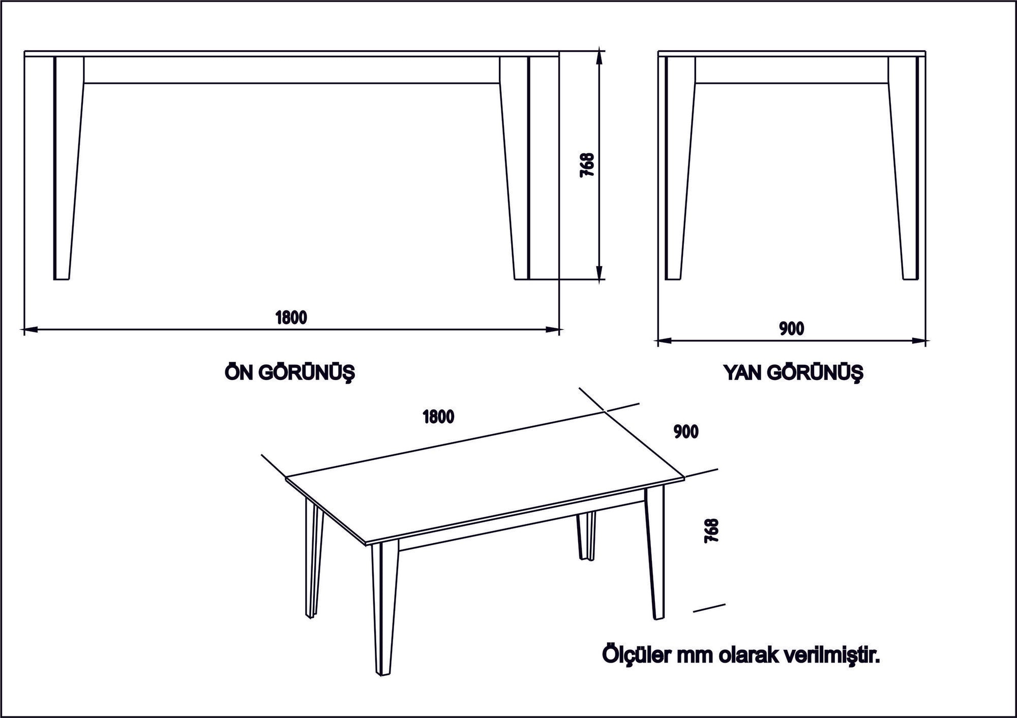 Mesa de Jantar Moderna com Padrão de Mármore, 180 x 90 x 76,8 cm | Painel de Partículas 100% Revestido com Melamina, 18 mm de Espessura | Design Branco Elegante para Uso Multiuso