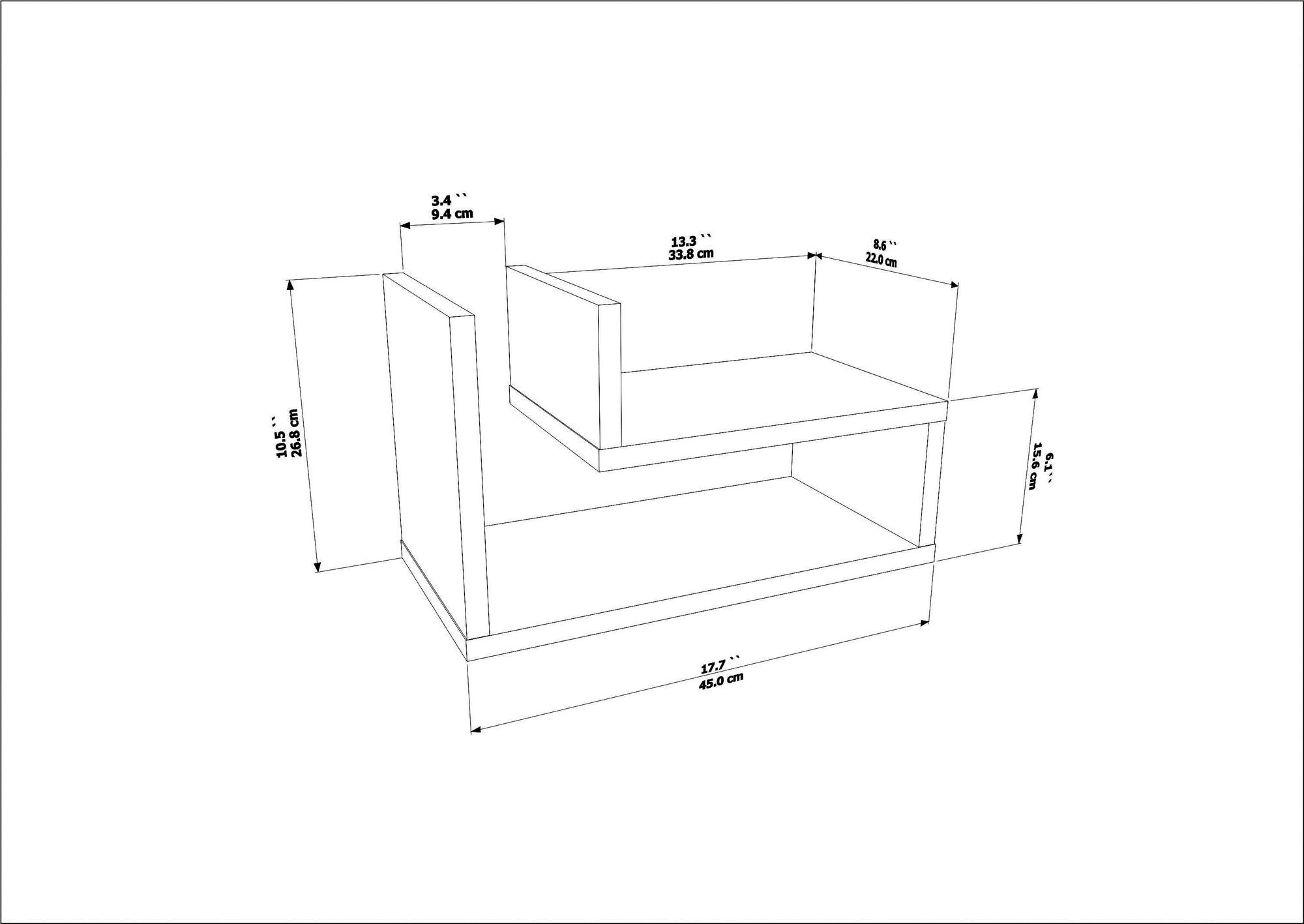 Mesa de cabeceira-Lara-Bege