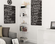 Estante moderna – 45 cm L x 170 cm A x 22 cm P – Branca – Painel de partículas