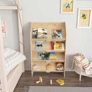 Estante de carvalho elegante, 100 cm de altura x 61,5 cm de largura x 28,4 cm de profundidade | Painel de partículas 100% revestido de melamina, 8 mm de espessura | Perfeito para casa e escritório