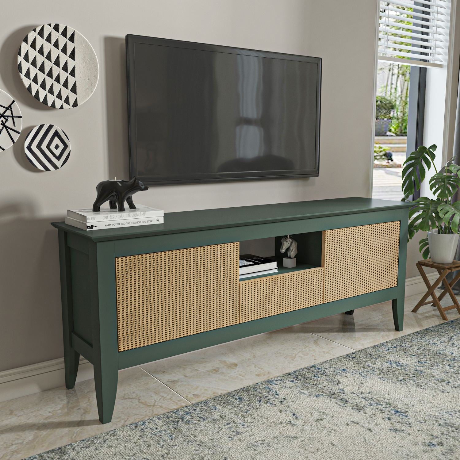Móvel de TV-Verde-Verde
Hazeran