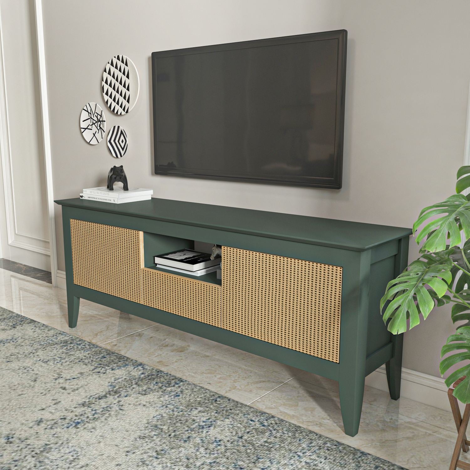 Móvel de TV-Verde-Verde
Hazeran