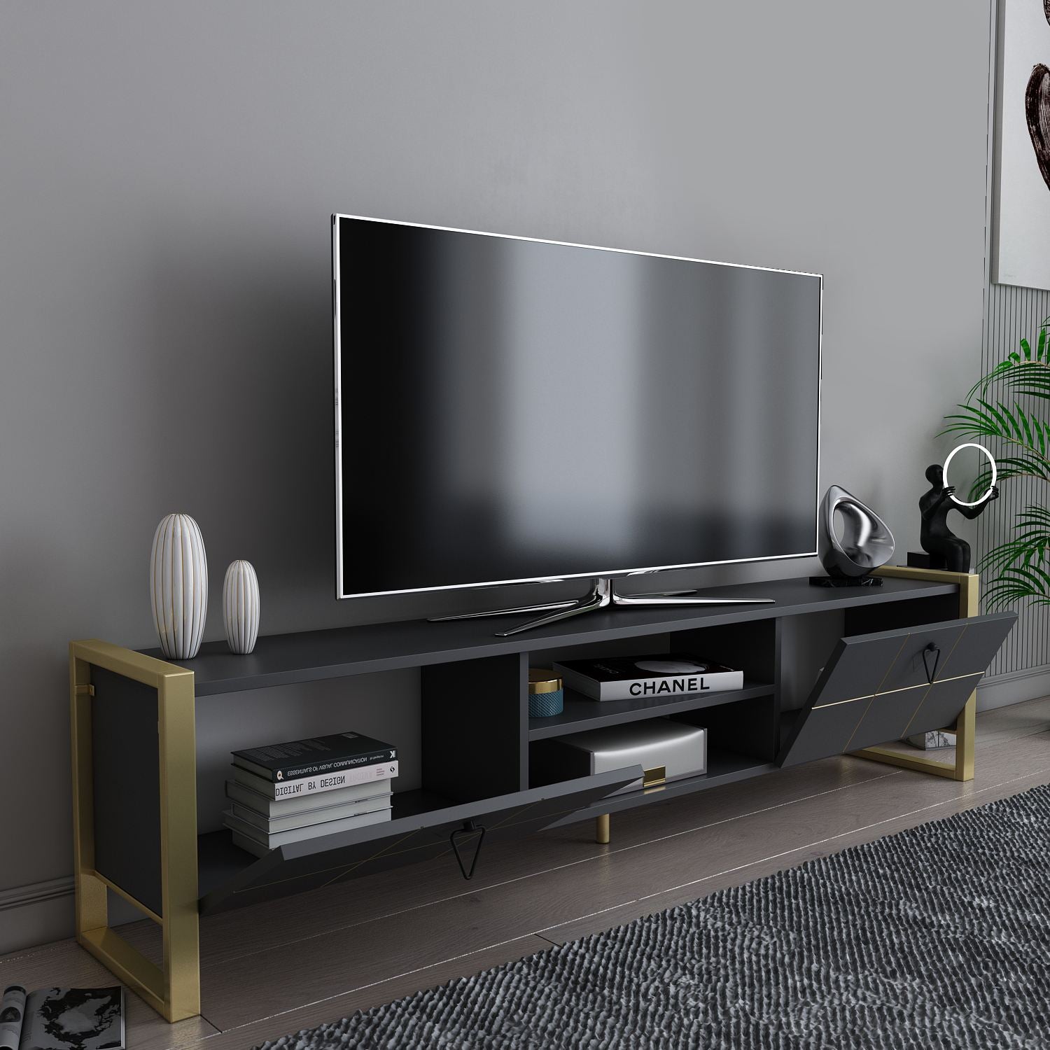 Móvel de TV-Mila-Antracite
Ouro
