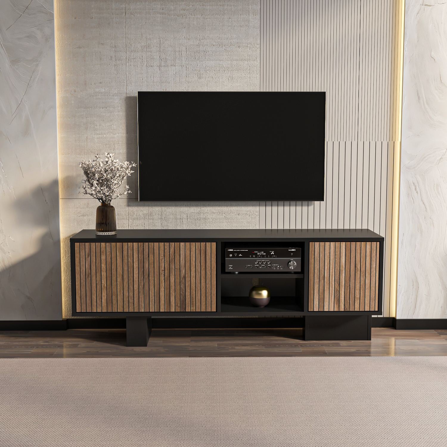 Móvel de TV-Monaco-Preto
Marrom