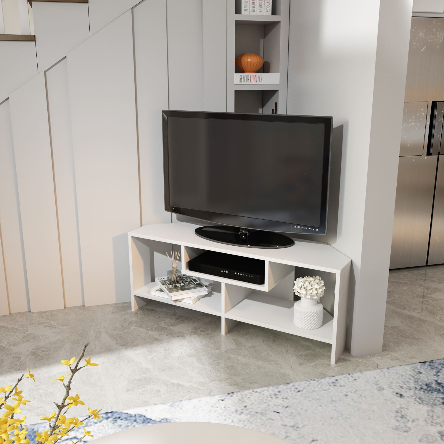 Móvel de TV-Maldiv-Branco
