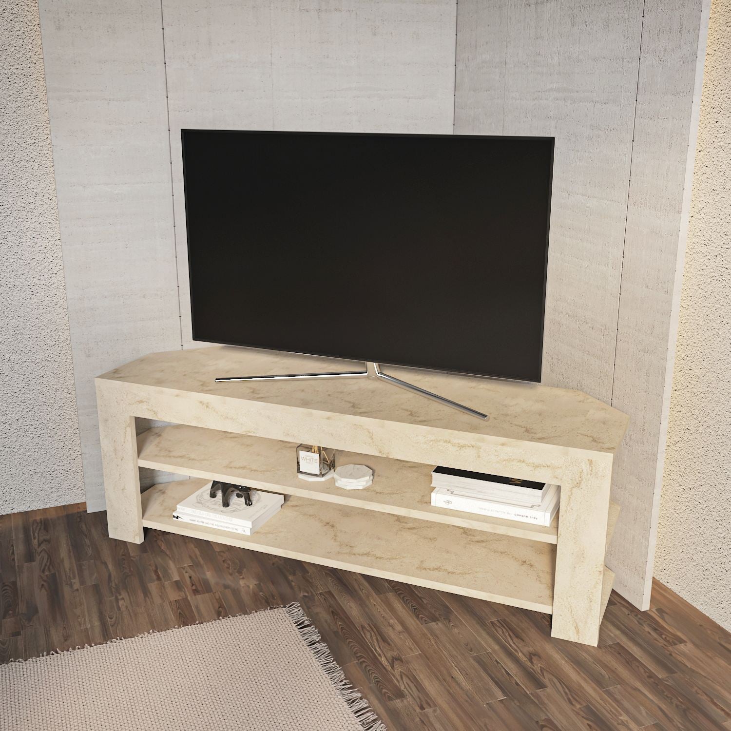 Móvel de TV-Rita-Travertino