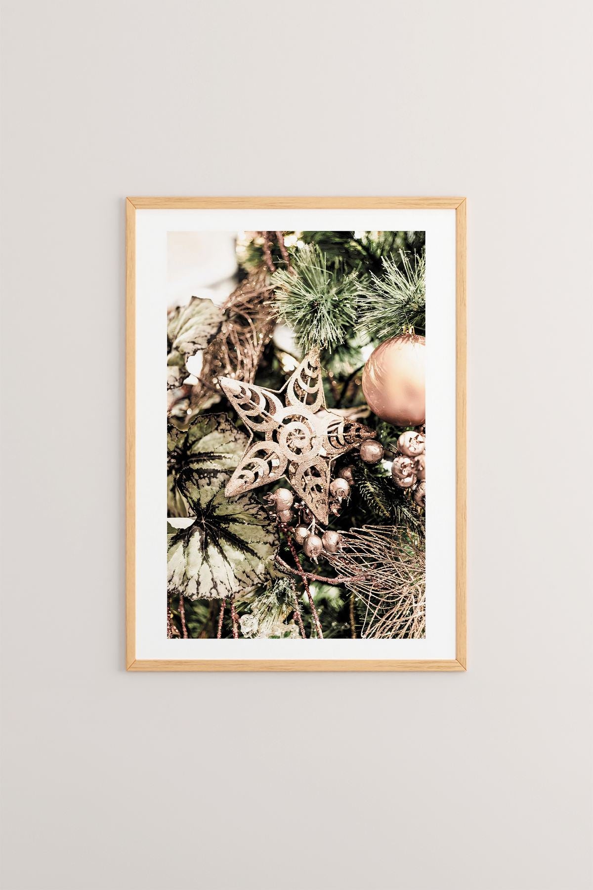 Quadro Decorativo Emoldurado Multicolor - Impressão Digital em Madeira Maciça 33x48cm