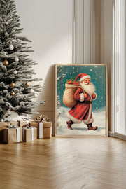 Quadro Decorativo Emoldurado Multicolor - Madeira Maciça 33x48cm - Arte Digital Premium para Decoração de Interiores