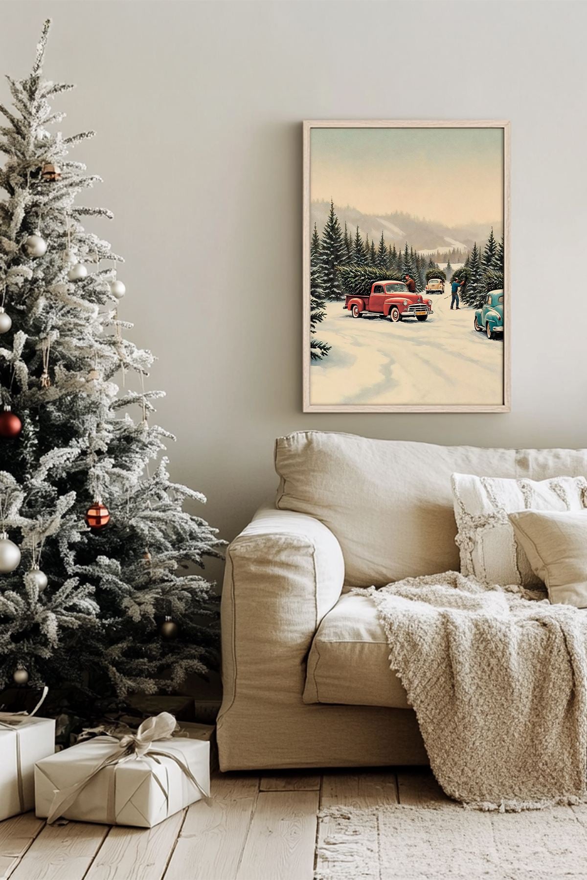 Quadro Decorativo Emoldurado Multicolor - Madeira Maciça 33x48cm - Arte Digital Premium para Decoração de Interiores